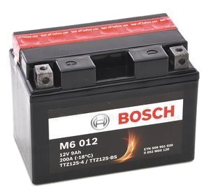 Аккумулятор Bosch 0092M60120 AGM M6 12V 9AH 200A, Bosch